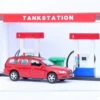 Kidsglobe Tankstation + Volvo V70 -Speelgoedwinkel tankstation kidsglobe