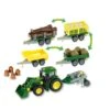 Theo Klein 3907 – John Deere Tractor Met Voorlader, Aanhanger (4 Modules) En Ploeg -Speelgoedwinkel theo klein 3907 John Deere tractor met aanahngwagen 4modules plus ploeg