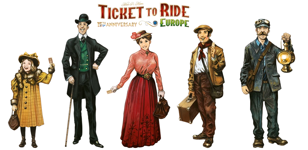 Days Of Wonder Ticket-to-Ride Europe 15th-Anniversary Bordspel 10 Days Of Wonder Ticket-to-Ride Europe 15th-Anniversary Bordspel - Afbeelding 8