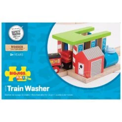 BigJigs BJT250 Rail Trein Wasstraat -Speelgoedwinkel trein wasstraat bigjigs bjt 250 3