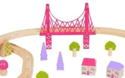 BigJigs BJT023 Treinset Grote Sprookjesstad -Speelgoedwinkel treinset sprookjesstad bigjigs bjt023 2