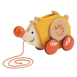 Trekfiguur Hape Egel -Speelgoedwinkel trekdiertje hape walk a long egel 2