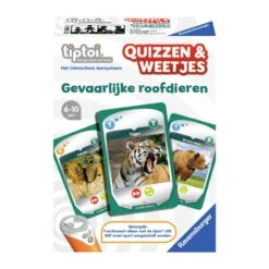 Tiptoi Quizzen & Weetjes “Gevaarlijke Roofdieren” -Speelgoedwinkel tuptoi quizzen en weetjes gevarlijke roofdieren 1