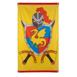 Vlag – Ridder- 150 X 90 Cm. -Speelgoedwinkel vlag ridder eba 2699950 1