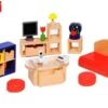 Meubelset Woonkamer II -Speelgoedwinkel woonkamer poppenhuis goki 51749