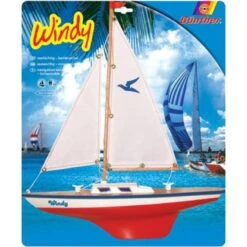 Gunther GU1804 Zeilboot Windy Wooden Deck -Speelgoedwinkel zeilboot windy houten dek woorden deck gunther 1